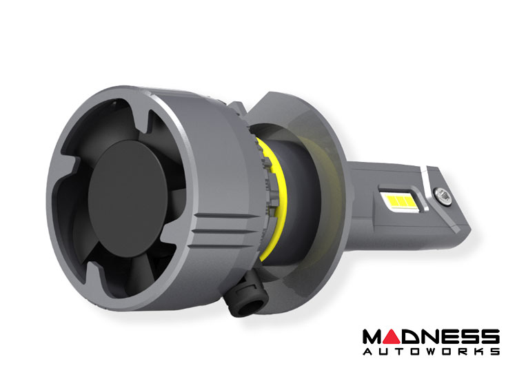 Headlight Bulbs (2) - H7 - Arc Lighting Tiny Monster - Xtreme Series LED w/ Adapter Harness